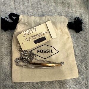 Fossil bar bracelet NWT